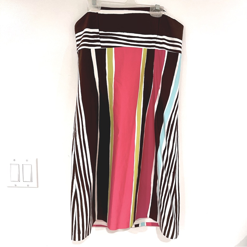 Trina Turk Strapless Striped Dress Women’s Sz 8